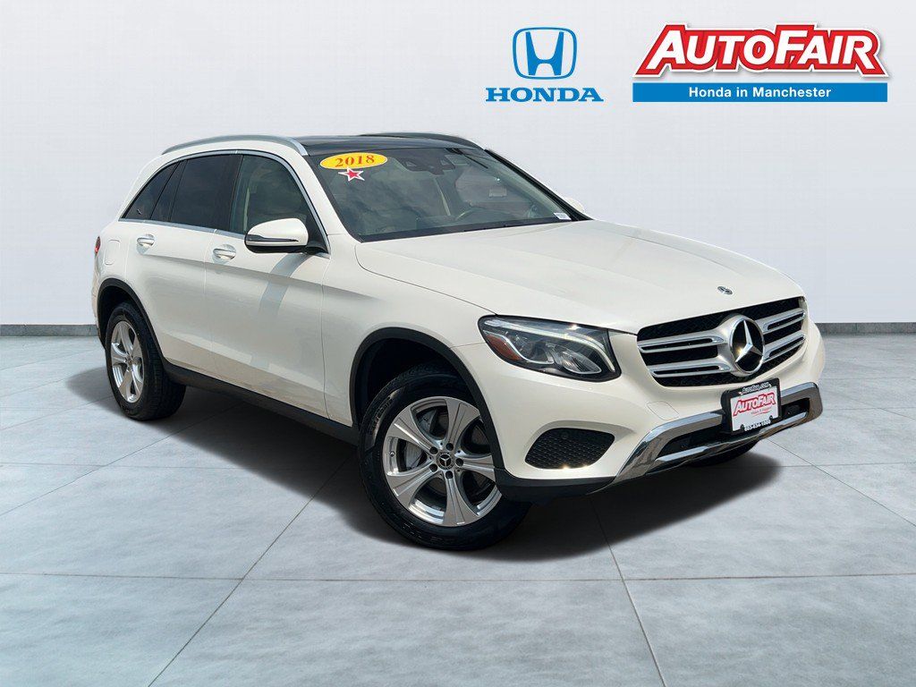 Polar White 2018 Mercedes-Benz GLC SUV / Crossover All-Wheel Drive 9-Speed Automatic