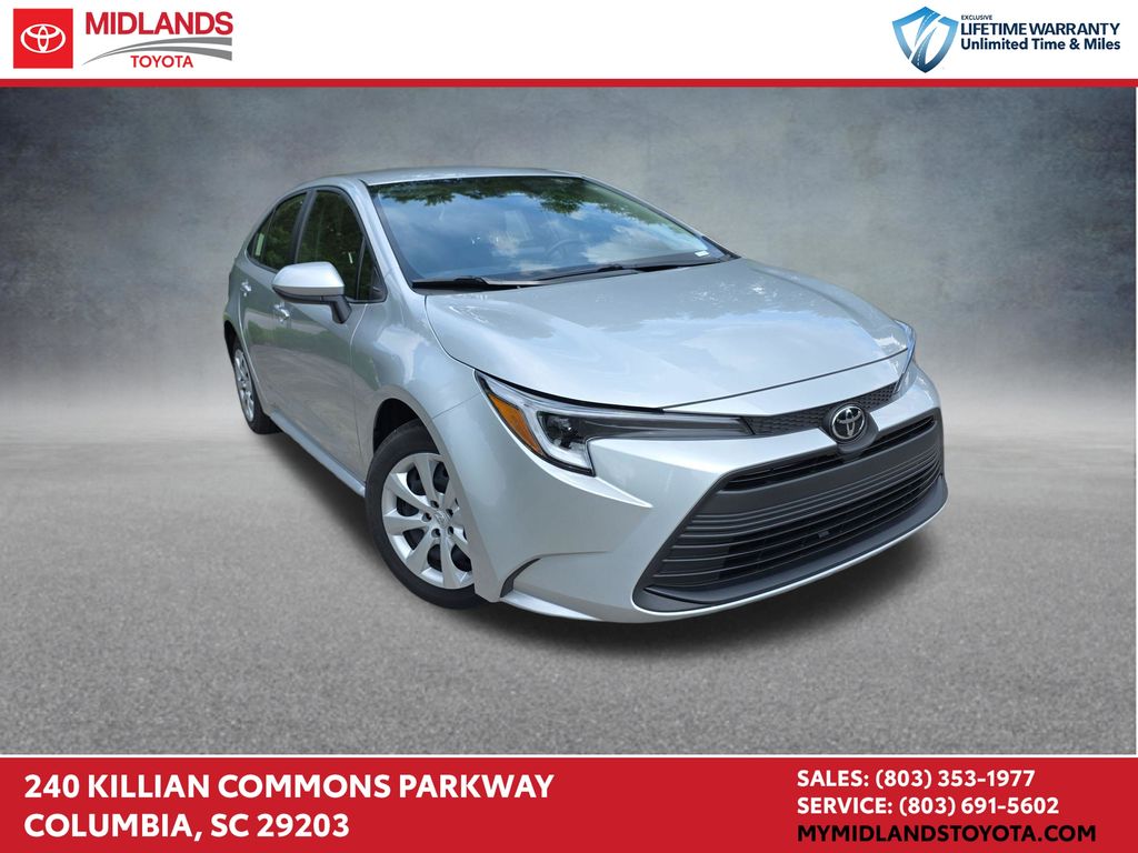 Classic Silver Metallic 2026 Toyota Corolla Hybrid LE FWD Sedan Front-Wheel Drive Continuously Variable Transmission
