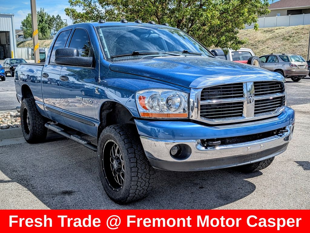 Atlantic Blue Pearl 2006 Dodge RAM 2500 Pickup Truck Four-Wheel Drive 4-Speed Automatic