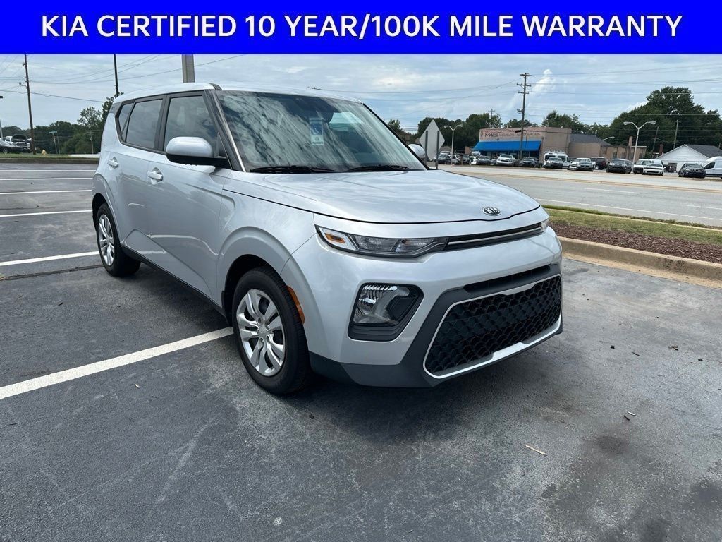 Sparkling Silver 2021 Kia Soul SUV / Crossover Front-Wheel Drive Continuously Variable Transmission