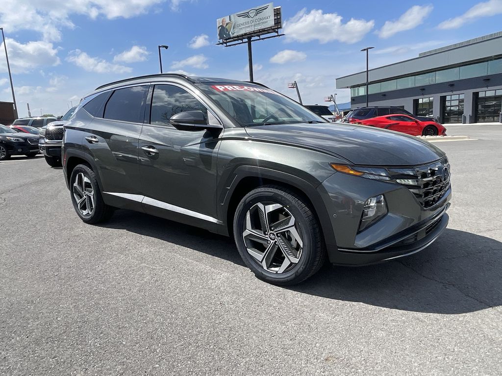 Amazon Gray 2022 Hyundai Tucson Limited FWD SUV / Crossover Front-Wheel Drive 8-Speed Automatic