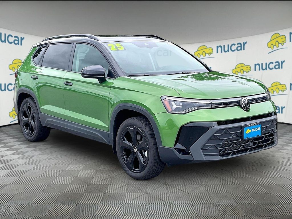 Green 2025 Volkswagen Taos SUV / Crossover All-Wheel Drive 8-Speed Automatic