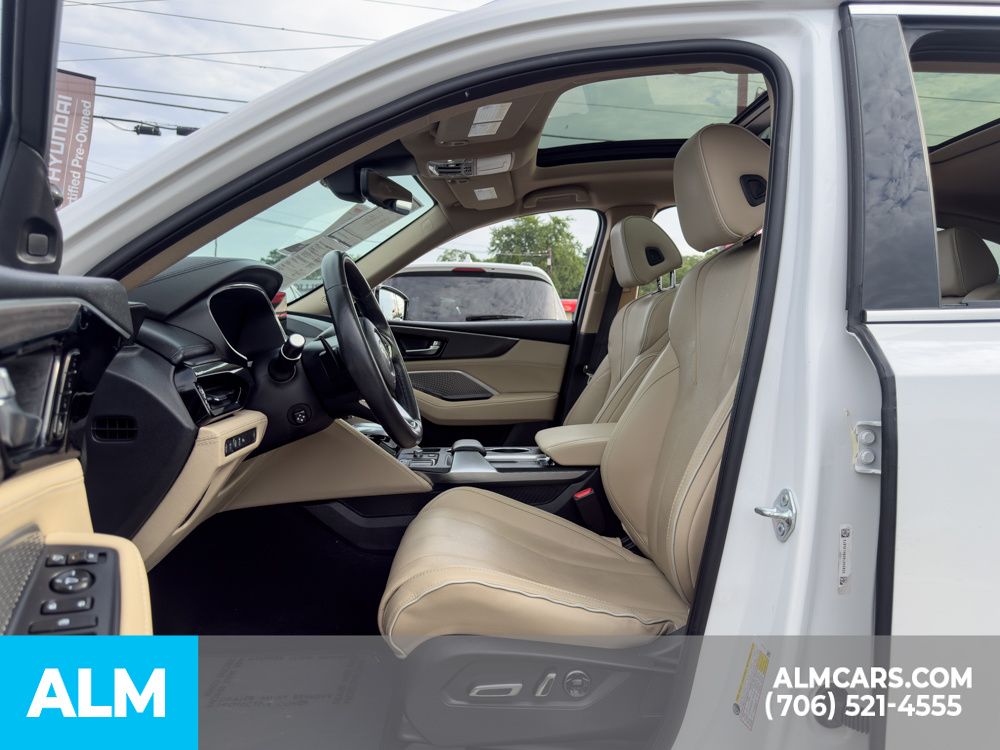 Used 2024 Platinum White Pearl Acura Advance image 11