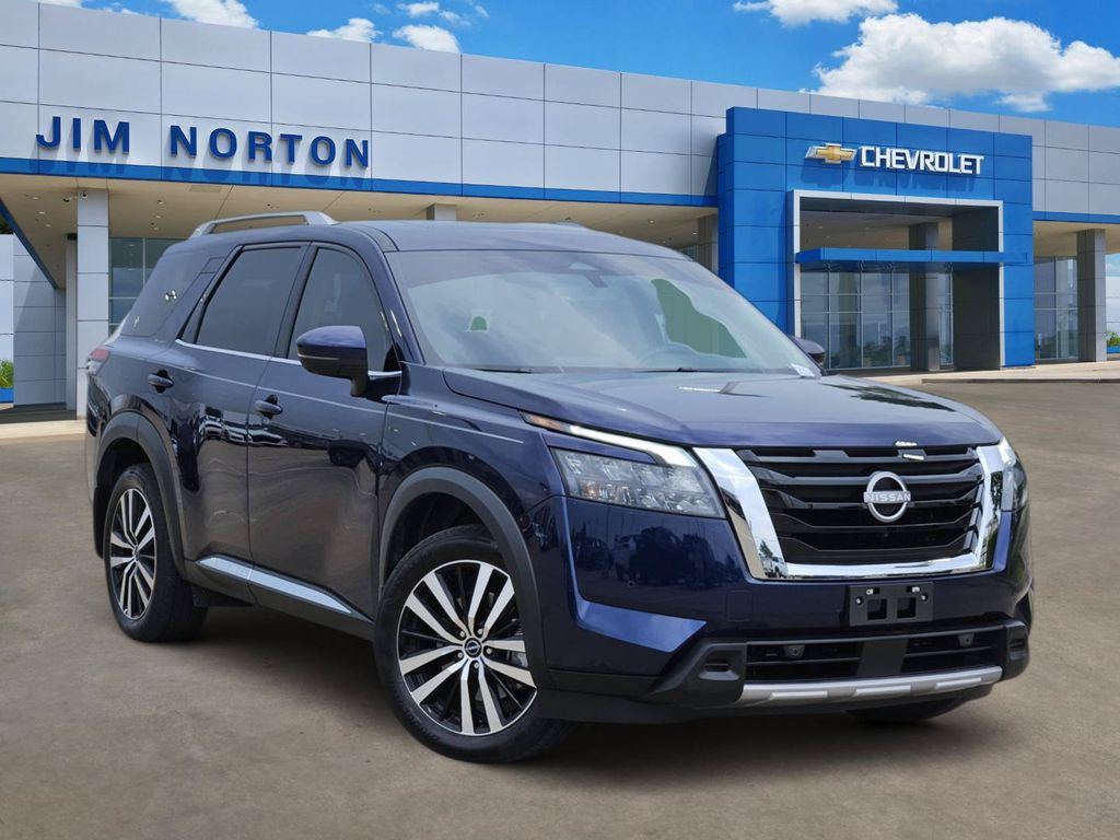 Deep Ocean Blue Pearl 2025 Nissan Pathfinder SUV / Crossover All-Wheel Drive 9-Speed Automatic