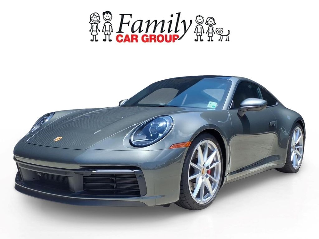 Aventurine Green Metallic 2023 Porsche 911 Coupe Rear-Wheel Drive 8-Speed Automatic
