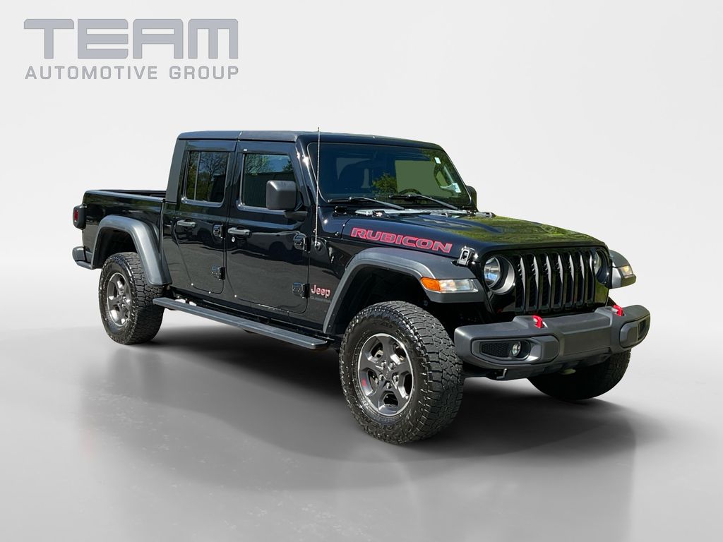 Black Clearcoat 2020 Jeep Gladiator Rubicon Crew Cab 4WD Pickup Truck Four-Wheel Drive 8-Speed Automatic