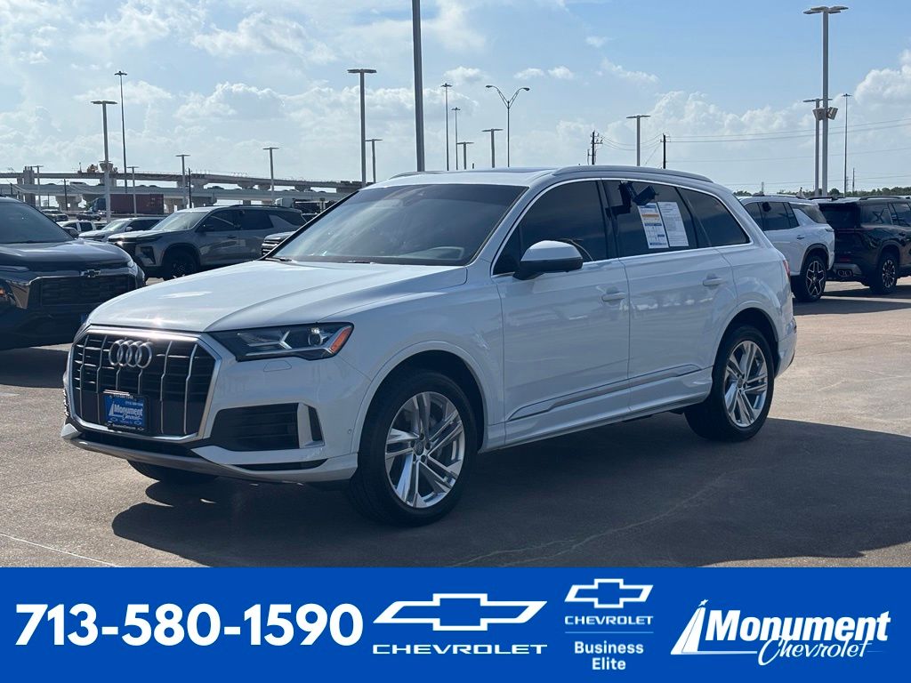 2020 Audi Q7 55 Premium Plus White at Ultimate Motorsports