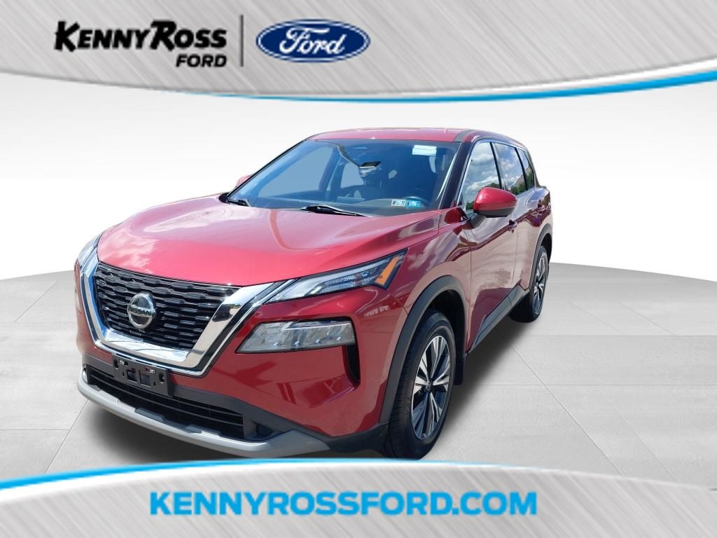 Red (Scarlet Ember Tintcoat) 2021 Nissan Rogue SUV / Crossover All-Wheel Drive Continuously Variable Transmission