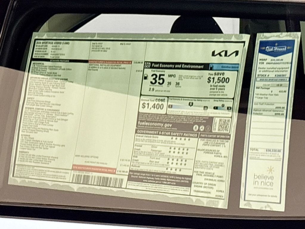 2026 Kia Sportage Hybrid S