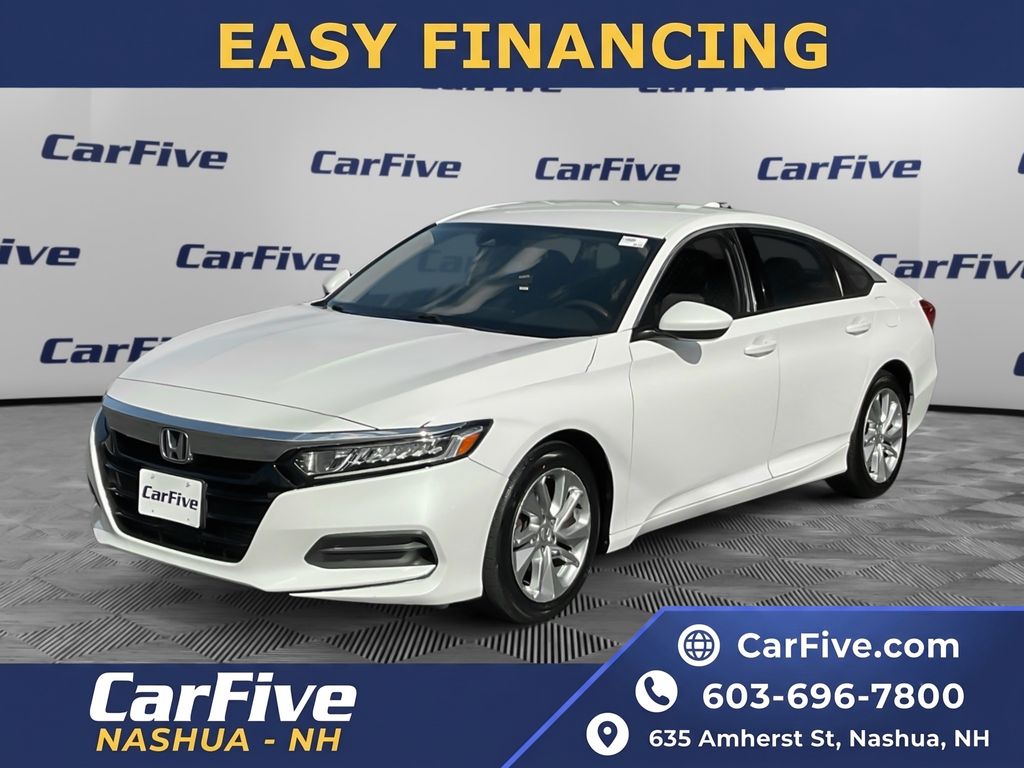 White 2020 Honda Accord Sedan Front-Wheel Drive Continuously Variable Transmission