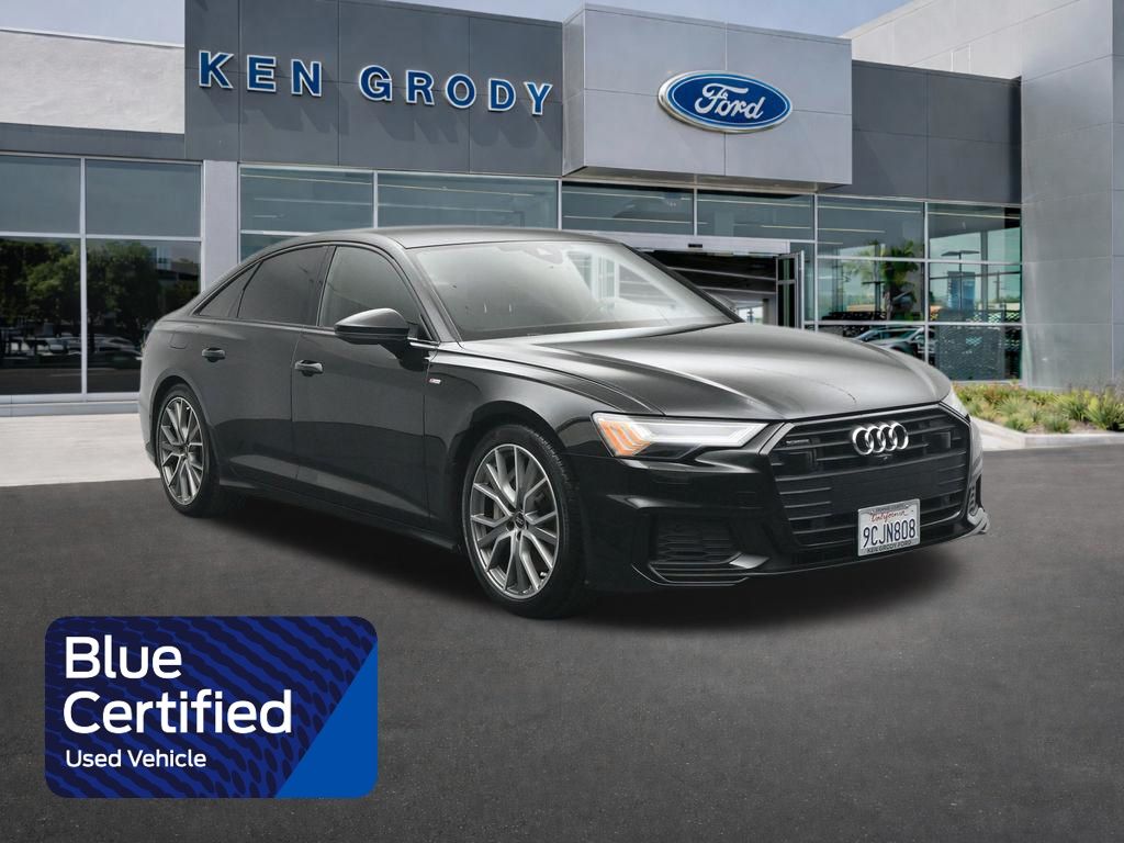 Mythos Black Metallic 2022 Audi A6 quattro Prestige 55 TFSI Sedan All-Wheel Drive 7-Speed Automatic