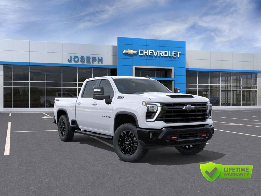 Summit White 2026 Chevrolet Silverado 2500HD LT Crew Cab 4WD Pickup Truck Four-Wheel Drive Automatic