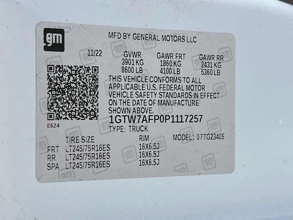 2023 GMC Savana 2500 Work Van White at Big Star Buick GMC