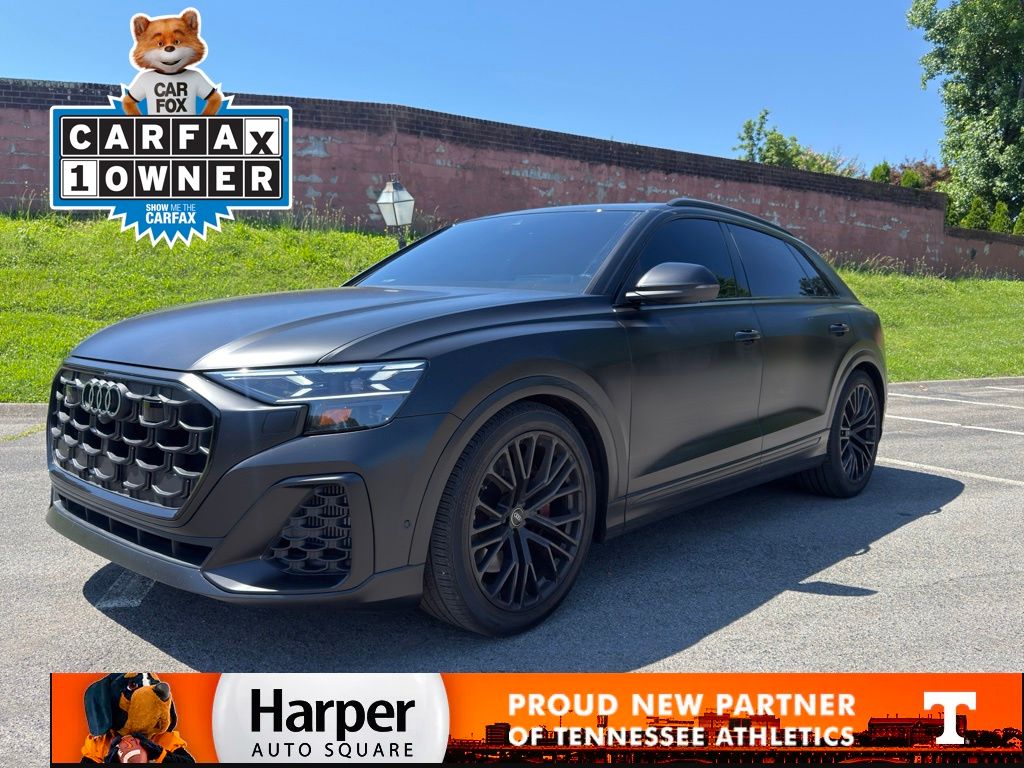 Mythos Black Metallic 2025 Audi SQ8 4.0T quattro Prestige SUV / Crossover All-Wheel Drive 8-Speed Automatic