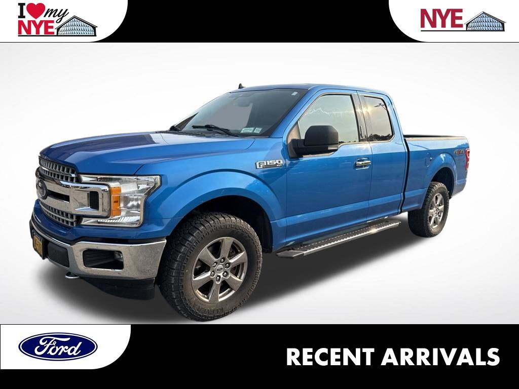 Blue Metallic 2019 Ford F-150 Pickup Truck Four-Wheel Drive Automatic