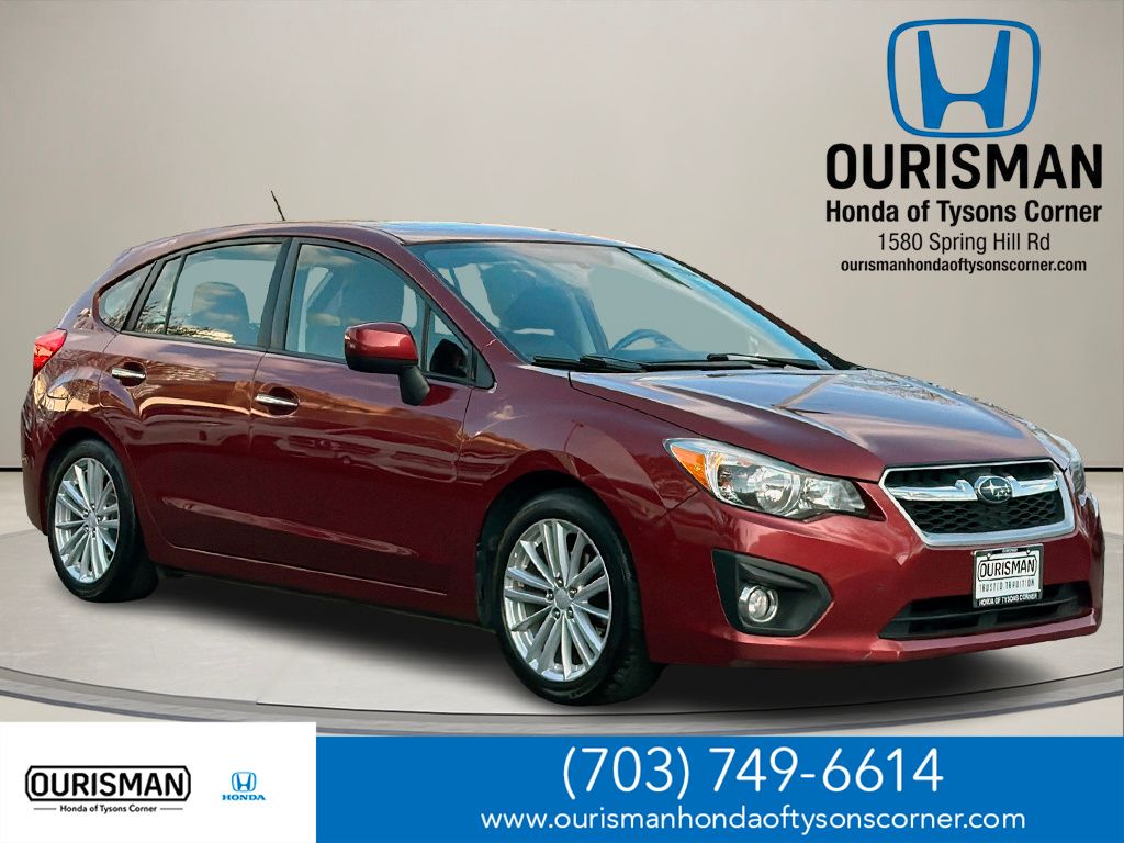 Venetian Red Pearl 2013 Subaru Impreza 2.0i Limited Hatchback Hatchback All-Wheel Drive Continuously Variable Transmission