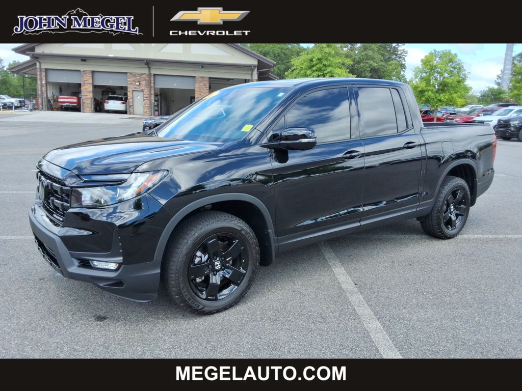 Crystal Black Pearl 2026 Honda Ridgeline Pickup Truck All-Wheel Drive 9-Speed Automatic