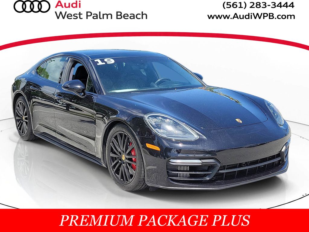 Jet Black Metallic 2019 Porsche Panamera GTS AWD Sedan All-Wheel Drive 8-Speed Automatic
