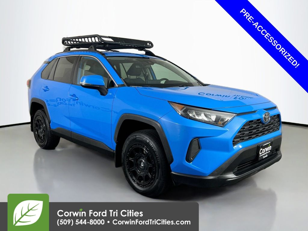 Blue Flame 2019 Toyota RAV4 SUV / Crossover All-Wheel Drive 8-Speed Automatic