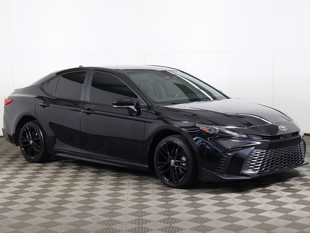 Used 2025 Black Toyota SE image 2