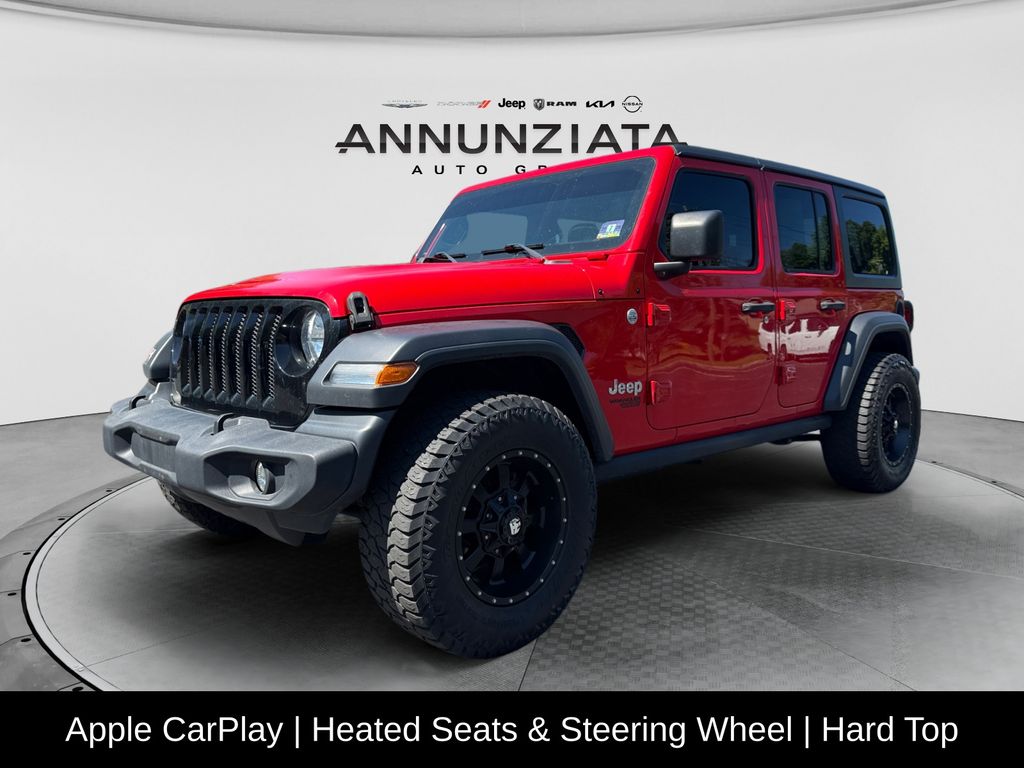 Firecracker Red Clearcoat 2019 Jeep Wrangler SUV / Crossover Four-Wheel Drive 8-Speed Automatic