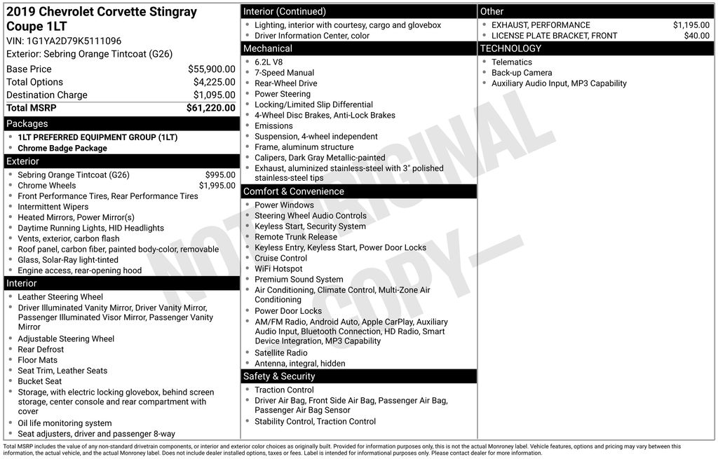 Thumbnail: 2019 Chevrolet Corvette - 30