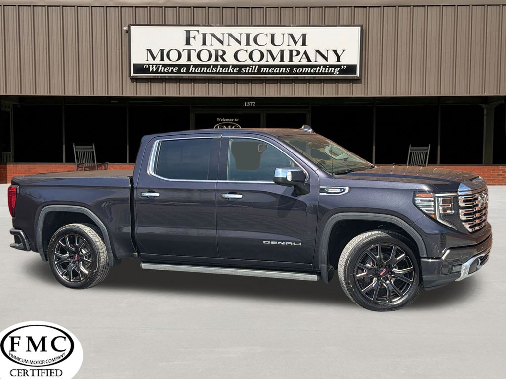 Titanium Rush Metallic 2022 GMC Sierra 1500 Denali Crew Cab 4WD Pickup Truck Four-Wheel Drive Automatic