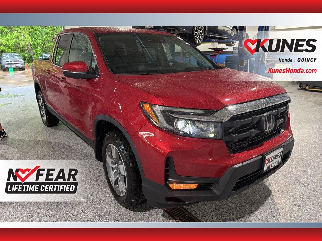 Radiant Red Metallic II 2026 Honda Ridgeline Pickup Truck All-Wheel Drive 9-Speed Automatic