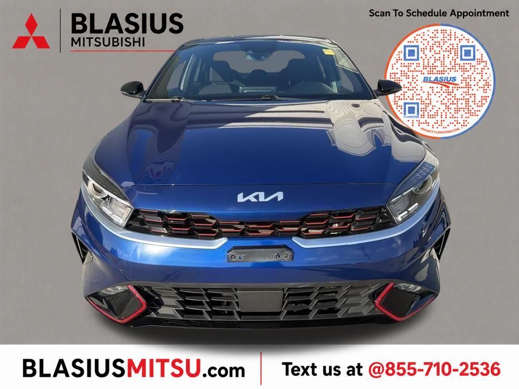 Deep Sea Blue 2024 Kia Forte Sedan Front-Wheel Drive Continuously Variable Transmission
