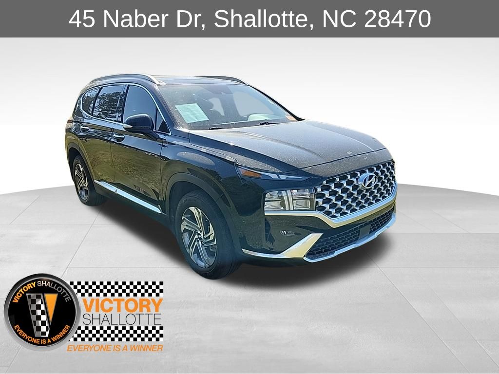 Twilight Black 2022 Hyundai Santa Fe SEL FWD SUV / Crossover Front-Wheel Drive 8-Speed Automatic