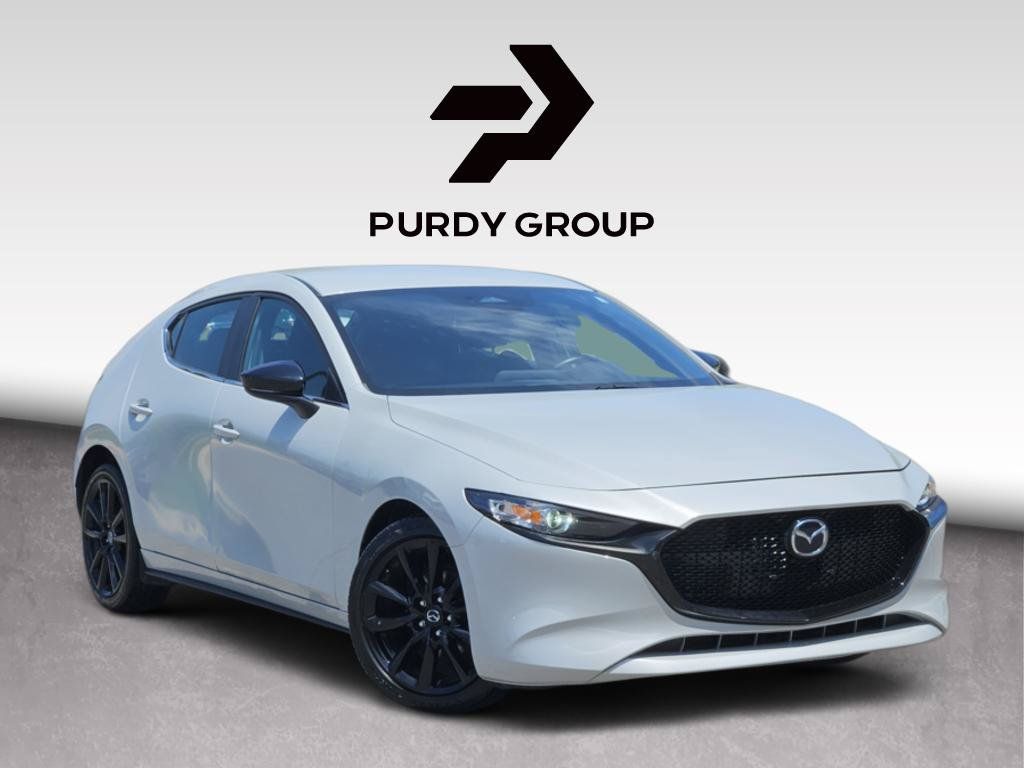 Ceramic White 2024 Mazda MAZDA3 Hatchback Front-Wheel Drive 6-Speed Automatic