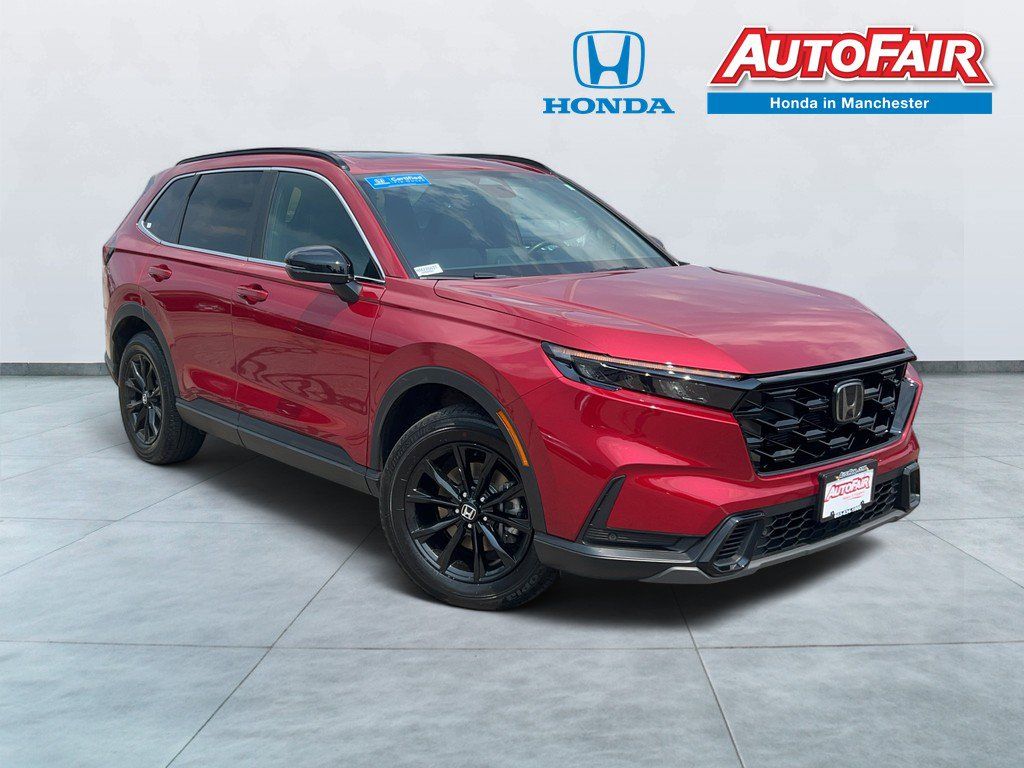 Radiant Red Metallic 2024 Honda CR-V Hybrid SUV / Crossover All-Wheel Drive Continuously Variable Transmission