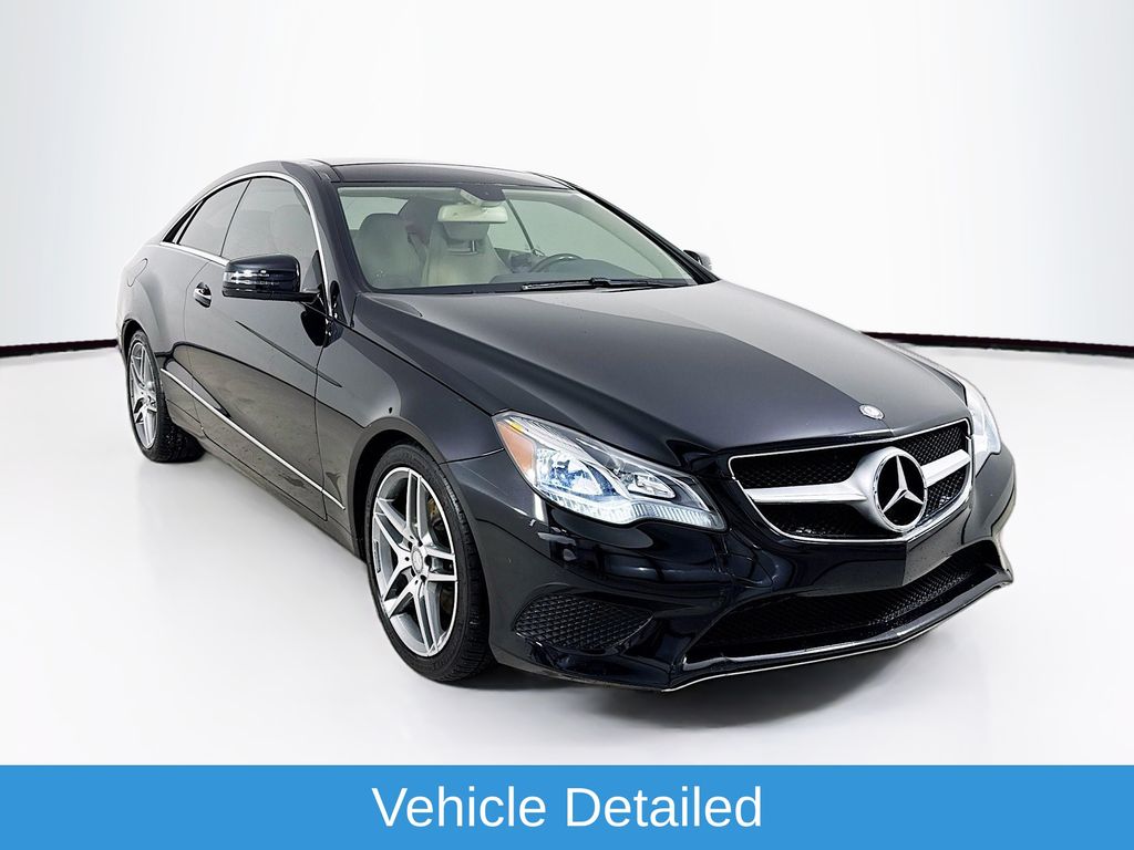Obsidian Black Metallic 2014 Mercedes-Benz E-Class E 350 Coupe 4MATIC Coupe All-Wheel Drive 7-Speed Automatic