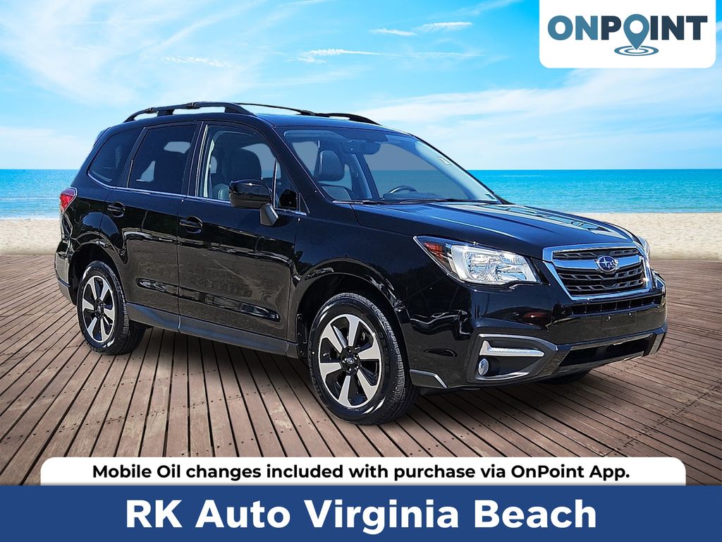 Crystal Black Silica 2017 Subaru Forester 2.5i Limited SUV / Crossover All-Wheel Drive Continuously Variable Transmission