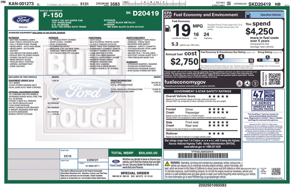 Used 2025 Ford F-150 Truck