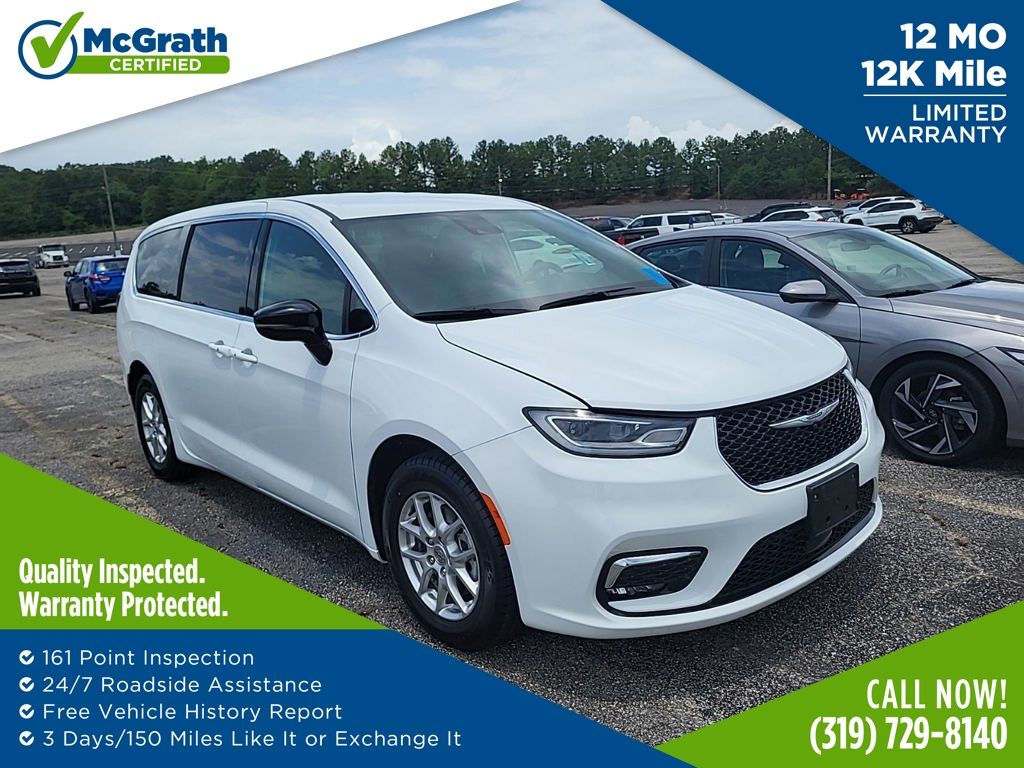 Bright White Clearcoat 2025 Chrysler Pacifica Minivan Front-Wheel Drive 9-Speed Automatic