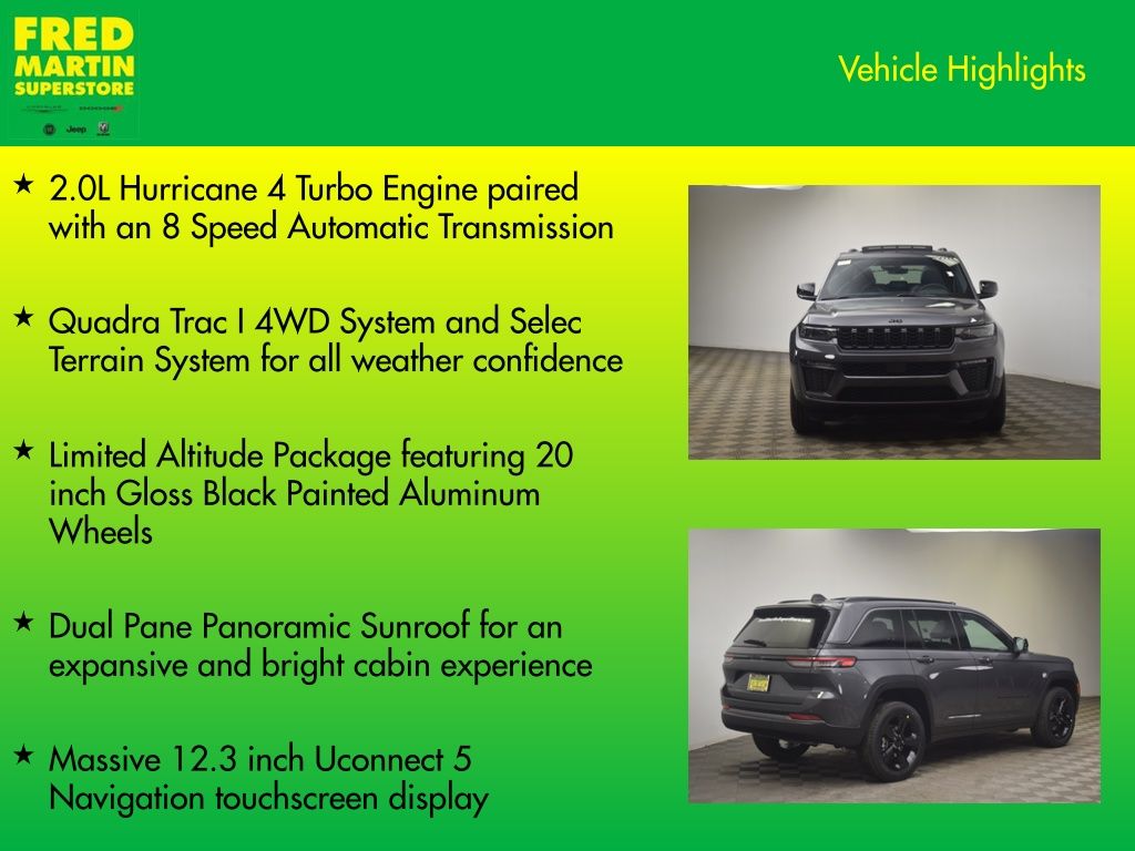 new 2026 Jeep Grand Cherokee car, priced at $41,920