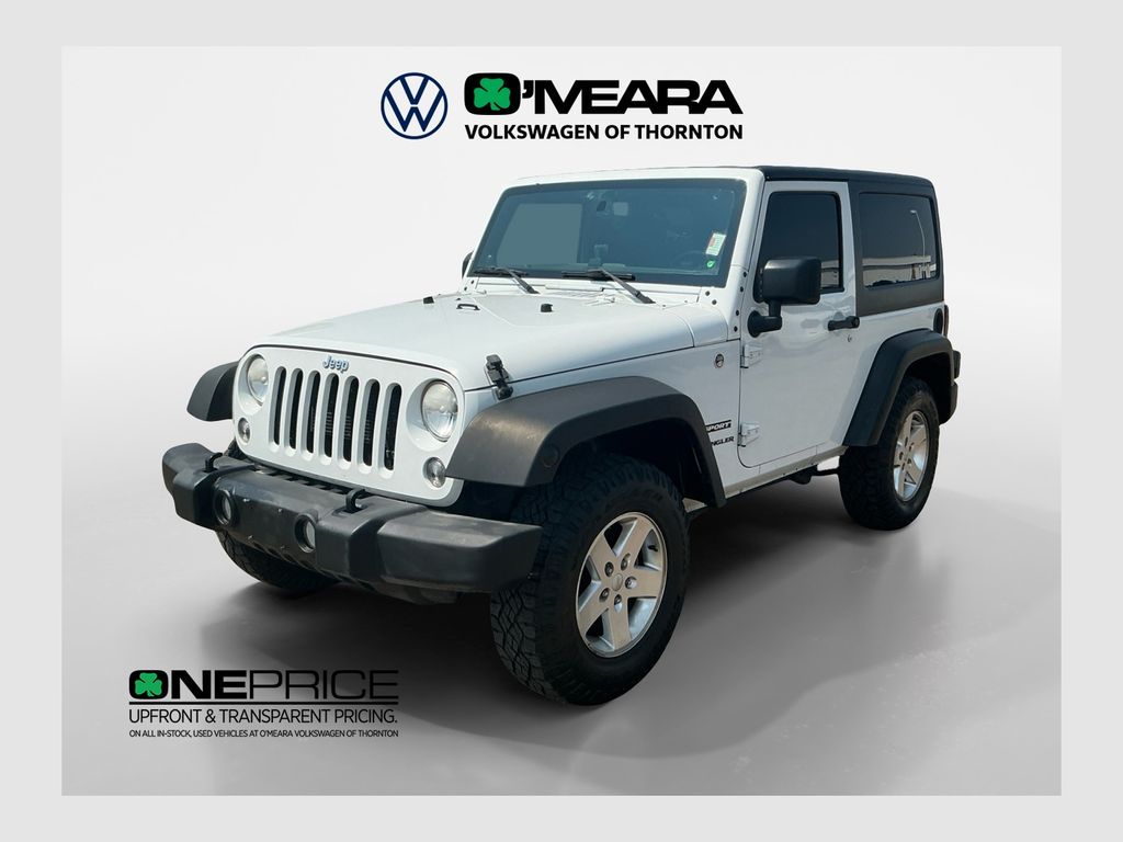 Bright White Clearcoat 2014 Jeep Wrangler SUV / Crossover Four-Wheel Drive 5-Speed Automatic