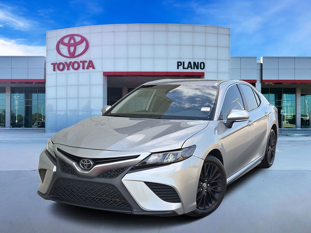Celestial Silver Metallic 2020 Toyota Camry Sedan Front-Wheel Drive 8-Speed Automatic