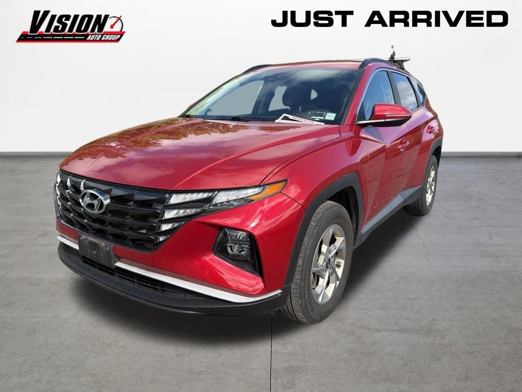 Calypso Red 2022 Hyundai Tucson SUV / Crossover All-Wheel Drive 8-Speed Automatic