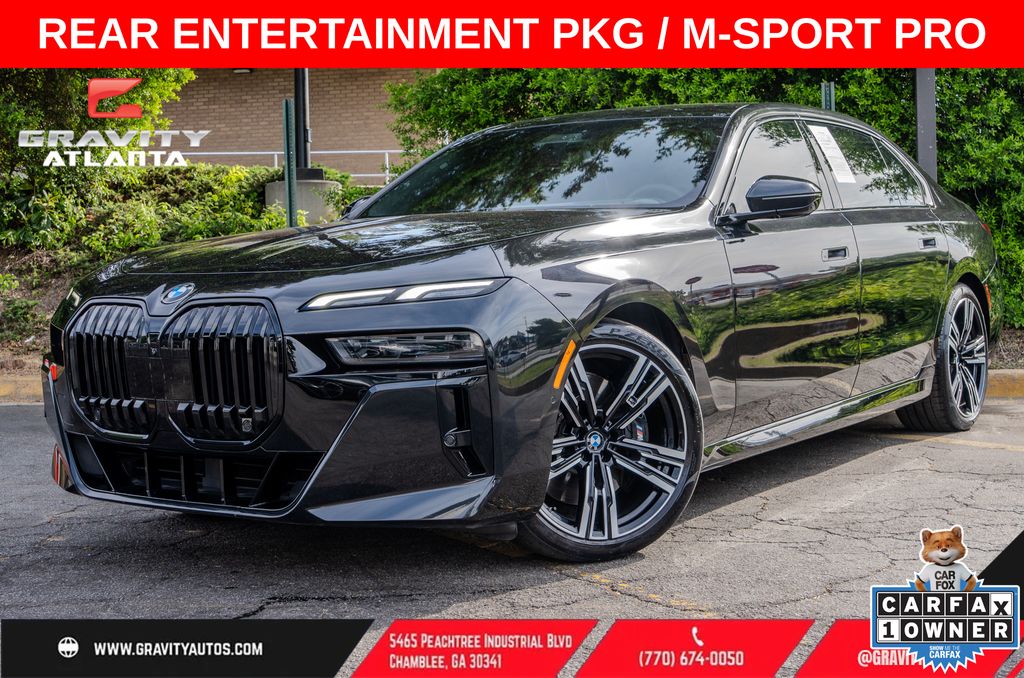 Black Sapphire Metallic 2023 BMW 7 Series Sedan Rear-Wheel Drive 8-Speed Automatic