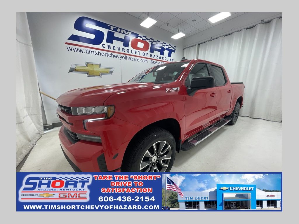 Red Hot 2021 Chevrolet Silverado 1500 Pickup Truck Four-Wheel Drive 8-Speed Automatic