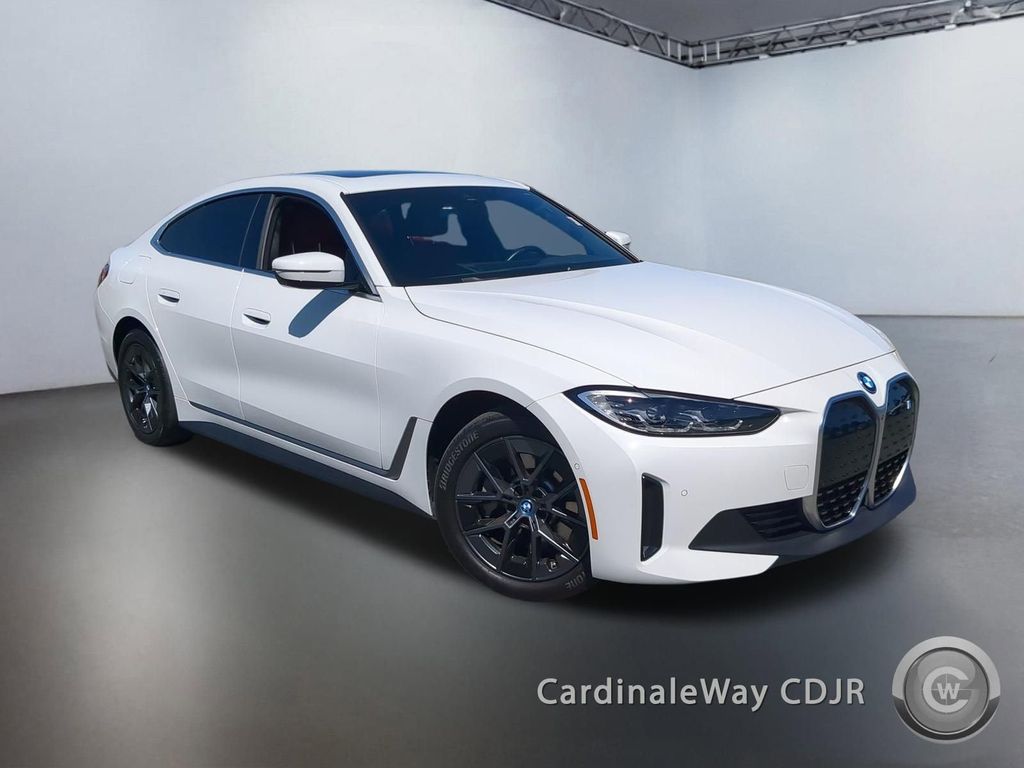 Alpine White 2023 BMW i4 eDrive35 Gran Coupe FWD Sedan Rear-Wheel Drive Automatic