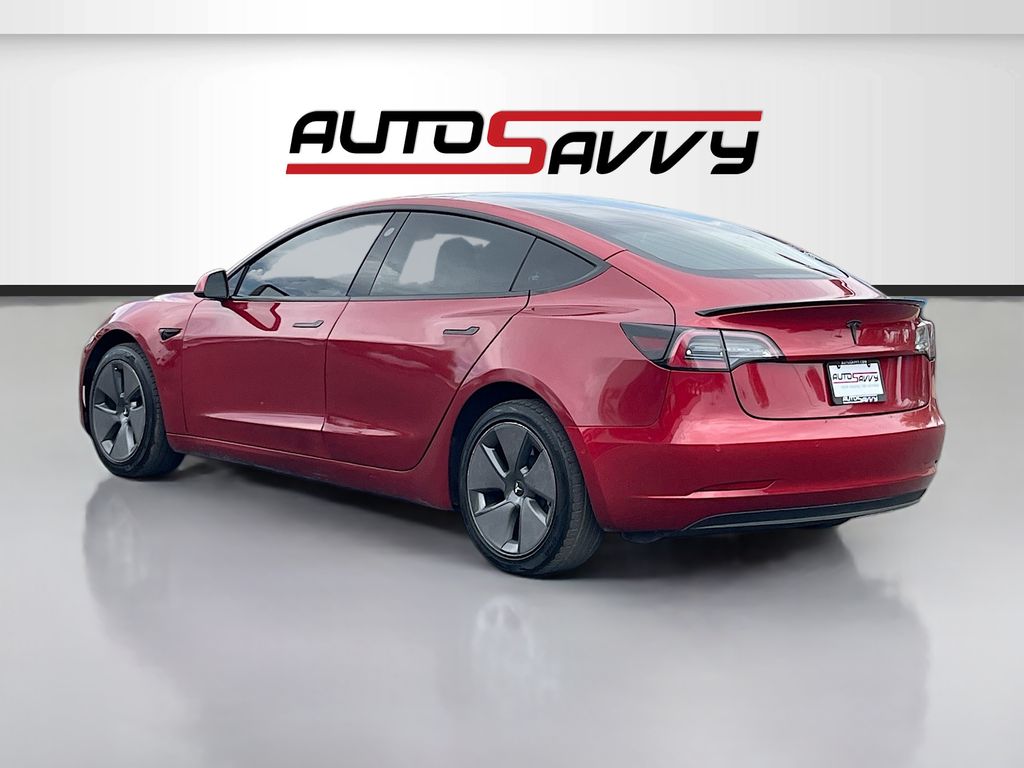 Used 2022 Red Tesla Base image 5