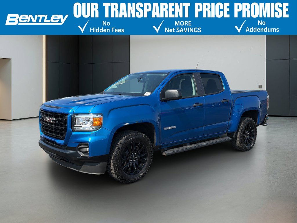 Dynamic Blue Metallic 2021 GMC Canyon Pickup Truck 4X2 6-Speed Automatic