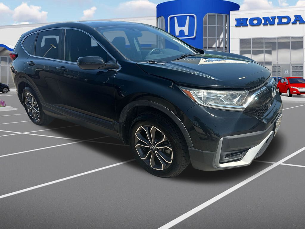 Crystal Black Pearl 2021 Honda CR-V EX AWD SUV / Crossover All-Wheel Drive Continuously Variable Transmission