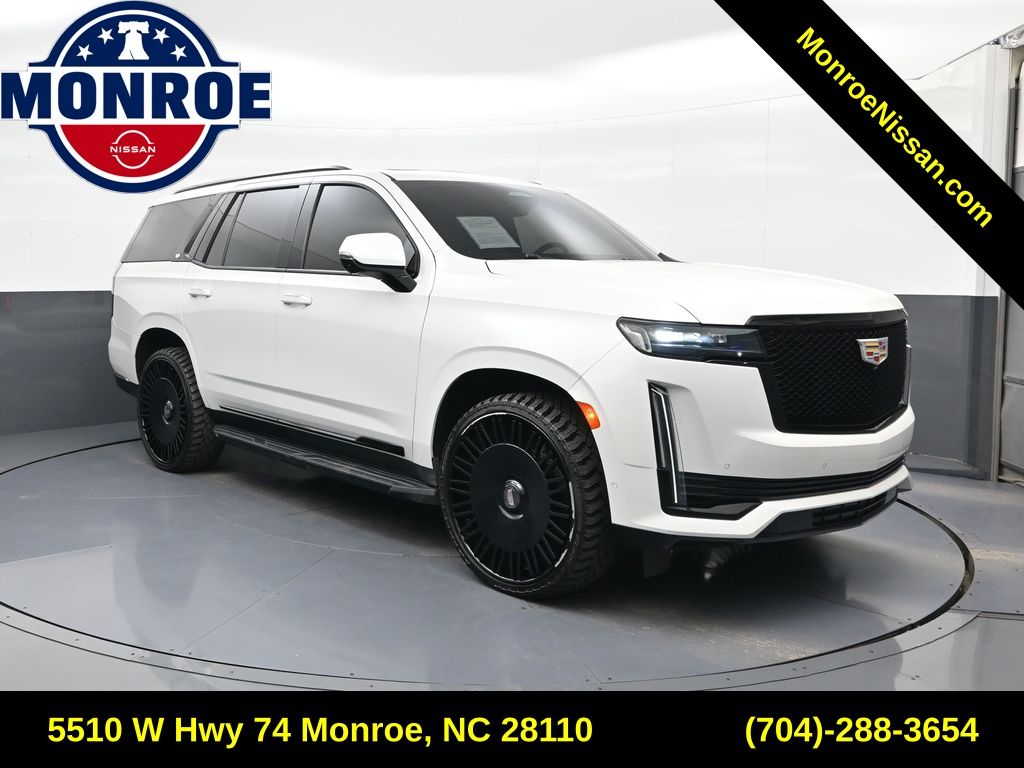 Crystal White 2021 Cadillac Escalade SUV / Crossover Four-Wheel Drive 