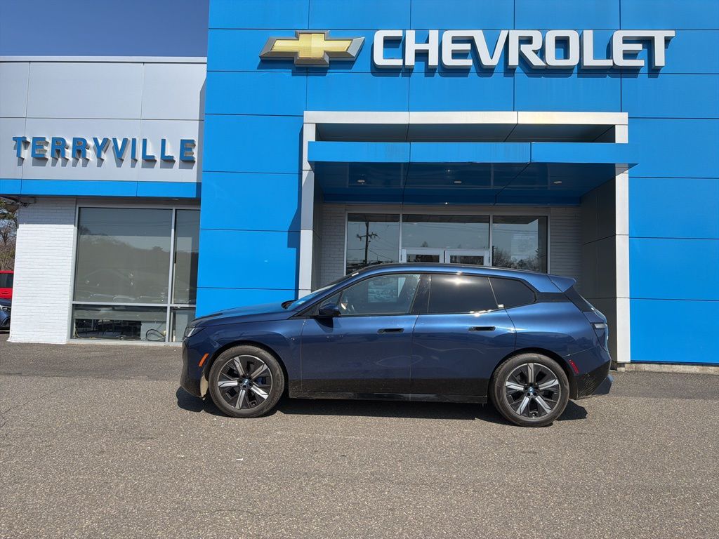 Phytonic Blue Metallic 2023 BMW iX xDrive50 AWD SUV / Crossover All-Wheel Drive Automatic