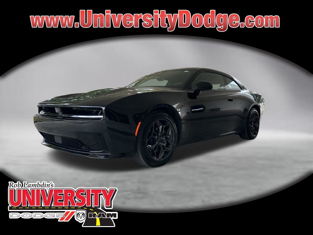 Diamond Black 2025 Dodge Charger Daytona Coupe All-Wheel Drive 1-Speed Automatic