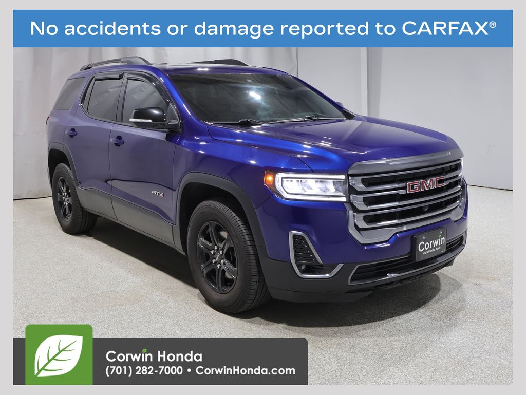 Ultra Blue Metallic 2023 GMC Acadia AT4 AWD SUV / Crossover Four-Wheel Drive 9-Speed Automatic